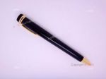 Copy Montblanc Special Edition Black Ballpoint Pen Gold Clip